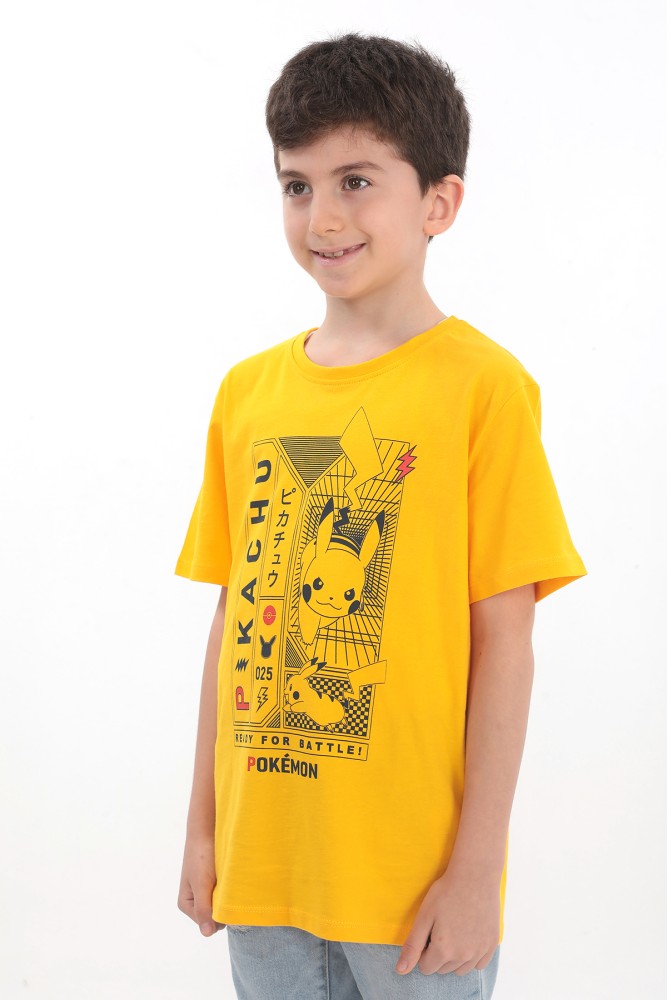 ORİJİNAL POKEMON PIKACHU ERKEK ÇOCUK TSHIRT-79765-SARI