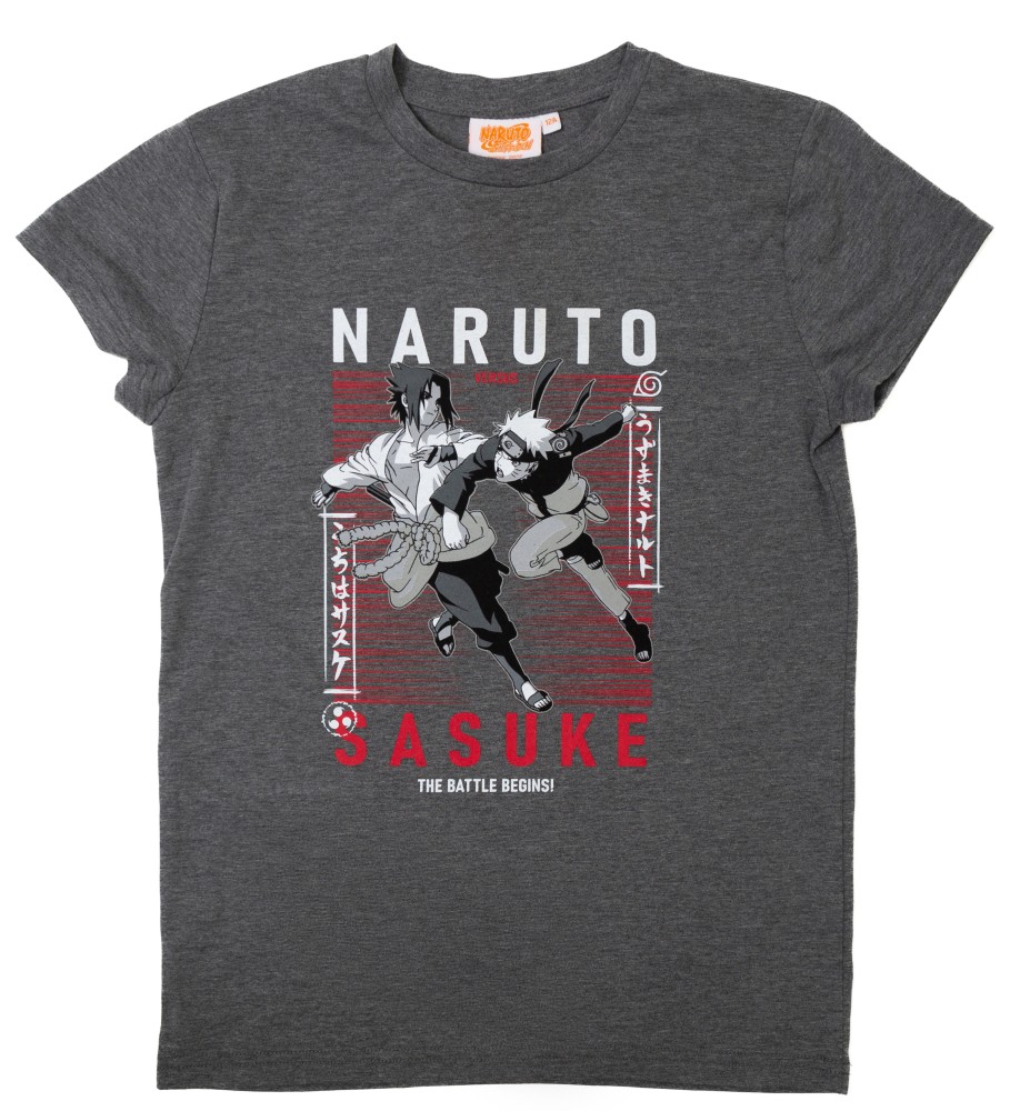 ORİJİNAL NARUTO SASUKE ÇOCUK TSHIRT-1180416-ANTRASİT