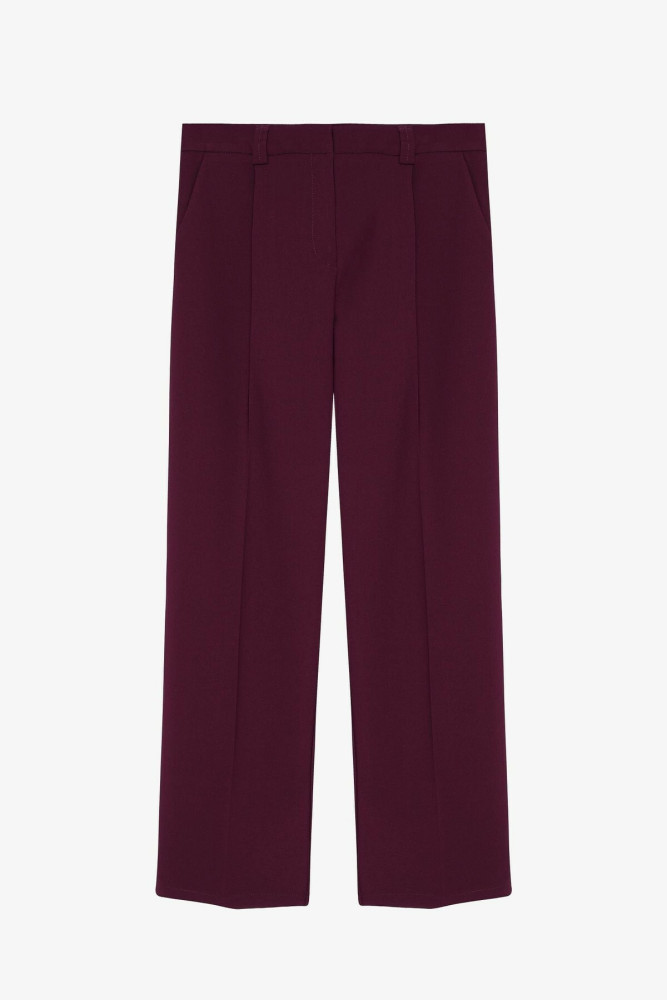 Quzu Kadin Mor Havuç Pantolon Pantolon 26KPNT00911-Mürdüm