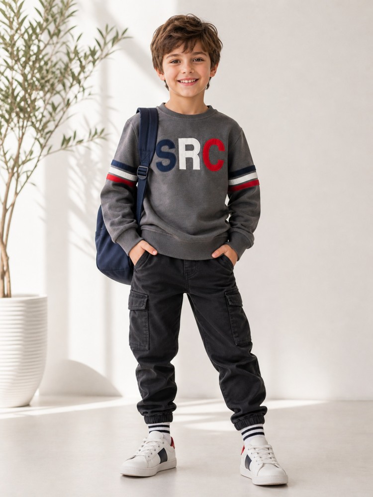 Erkek Çocuk Antrasit Sweatshirt