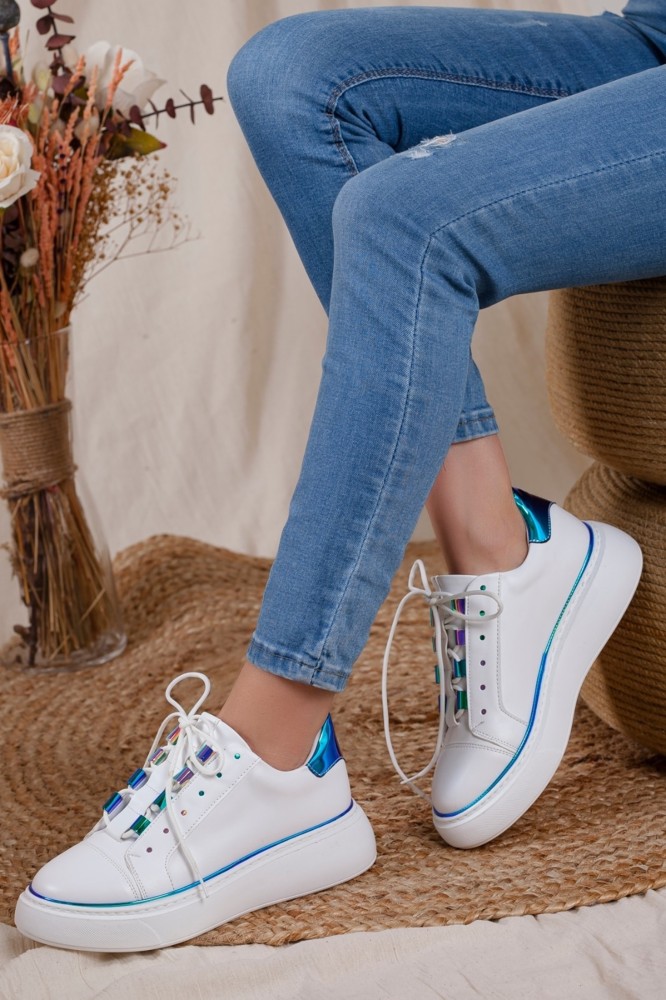 Kadın Beyaz Sneaker Spor Ayakkabı