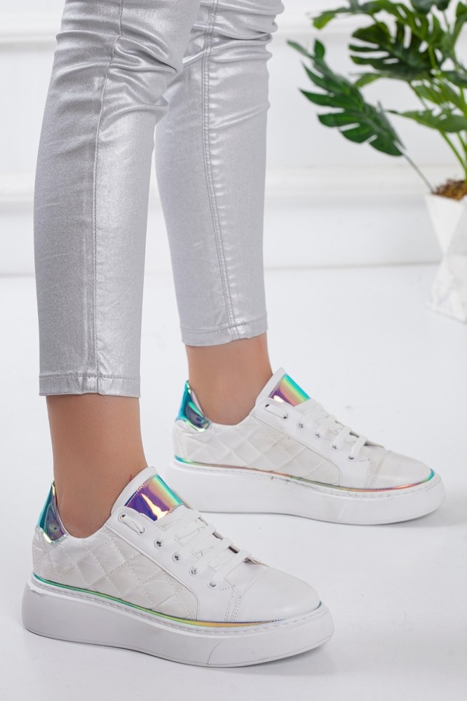 Kadın Beyaz Sneaker Spor Ayakkabı